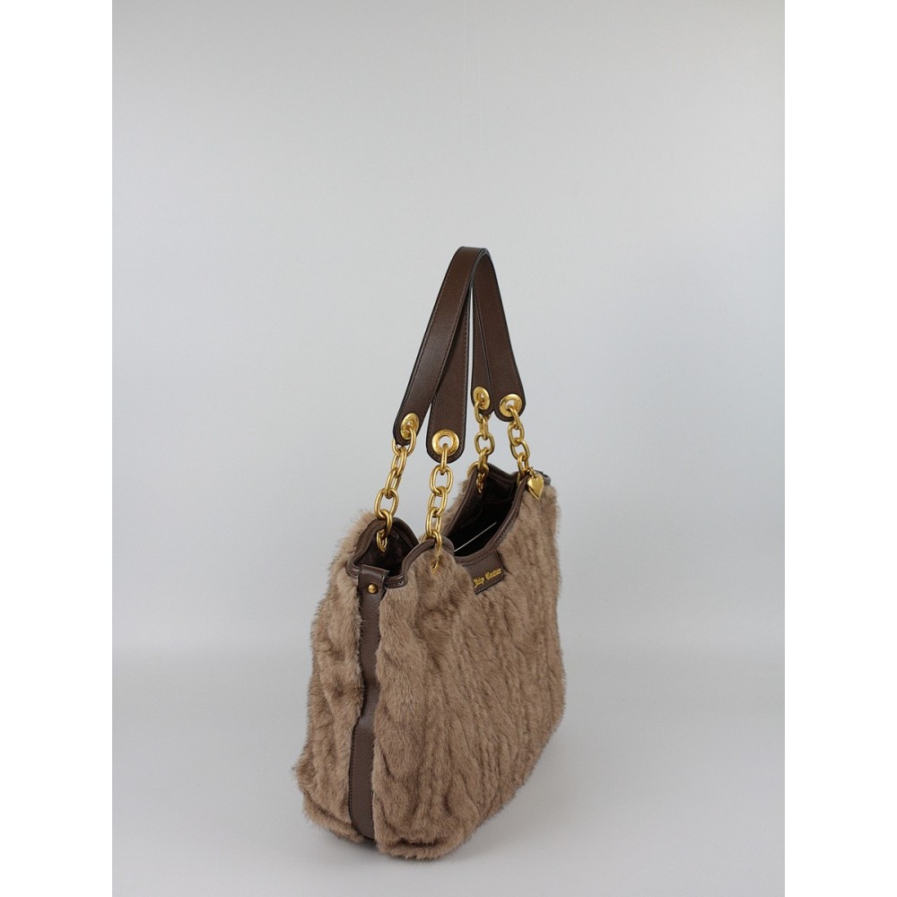 Γυναικεία Τσάντα Juicy Couture Angel Fur M. Double BIJ3J8998WZCA77 Καφέ