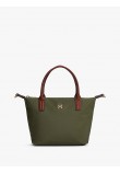 Γυναικεία Τσάντα Tommy Hilfiger Popette Mini Tote AW0AW17709-MT1 Χακί Γυναικεία Τσάντα Tommy Hilfiger Popette Mini Tote AW0AW17709-MT1 Χακί