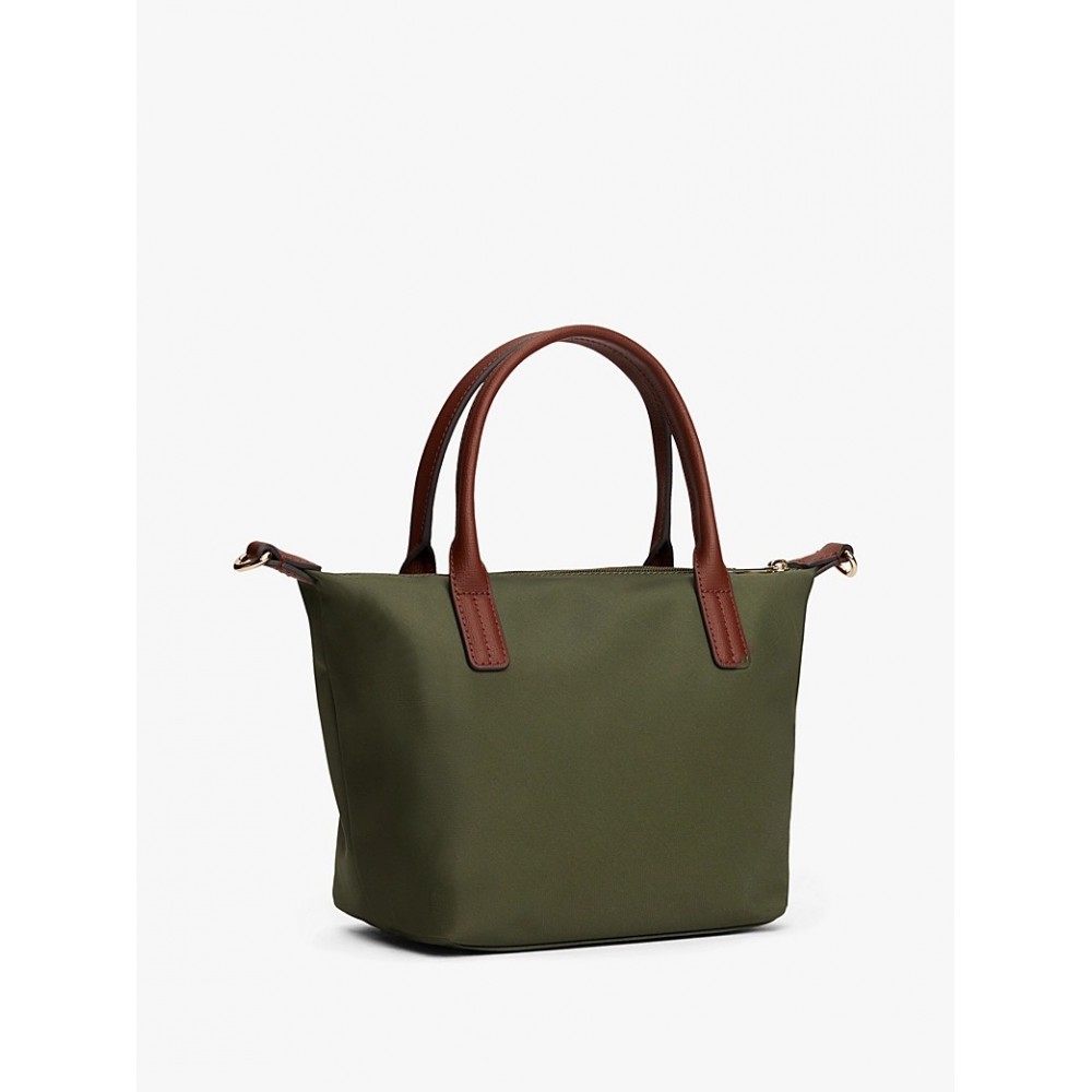 Γυναικεία Τσάντα Tommy Hilfiger Popette Mini Tote AW0AW17709-MT1 Χακί Γυναικεία Τσάντα Tommy Hilfiger Popette Mini Tote AW0AW17709-MT1 Χακί