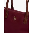 Γυναικεία Τσάντα Tommy Hilfiger Popette Mini Tote AW0AW17709-LVP Μπορντό Γυναικεία Τσάντα Tommy Hilfiger Popette Mini Tote AW0AW17709-LVP Μπορντό