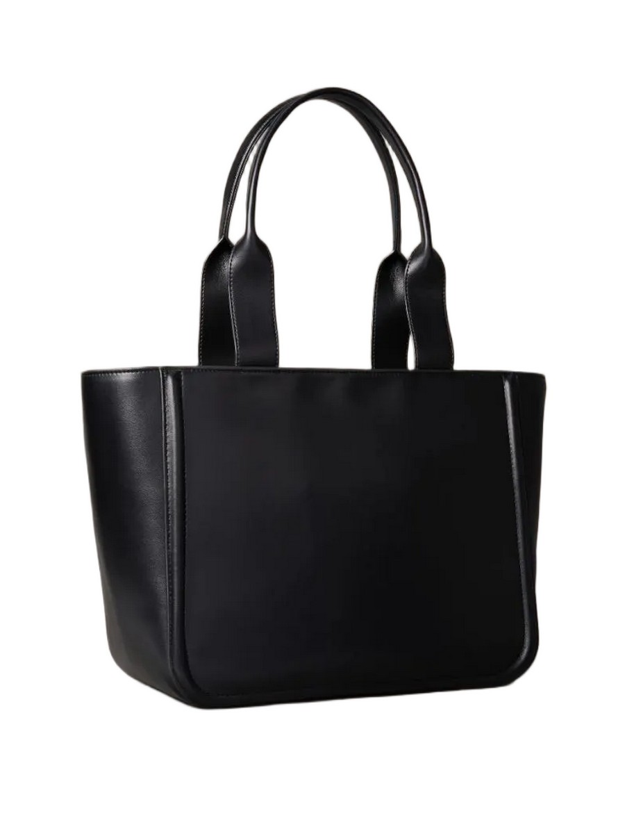 Γυναικεία Τσάντα Calvin Klein Raised Ck Medium Tote LV04F3218G-UB1 Μαύρη