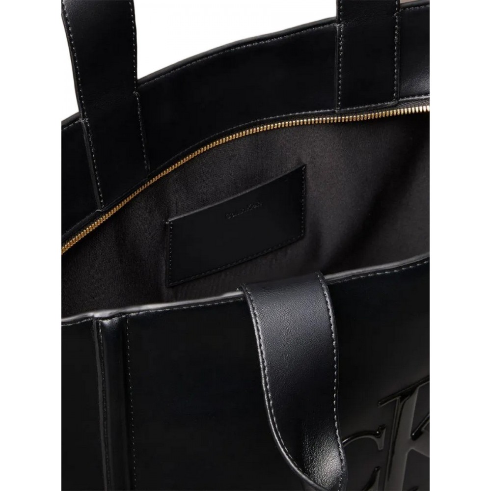 Γυναικεία Τσάντα Calvin Klein Raised Ck Medium Tote LV04F3218G-UB1 Μαύρη