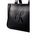 Γυναικεία Τσάντα Calvin Klein Raised Ck Medium Tote LV04F3218G-UB1 Μαύρη