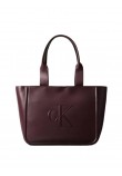 Γυναικεία Τσάντα Calvin Klein Raised Ck Medium Tote LV04F3218G-BAP Μπορντό