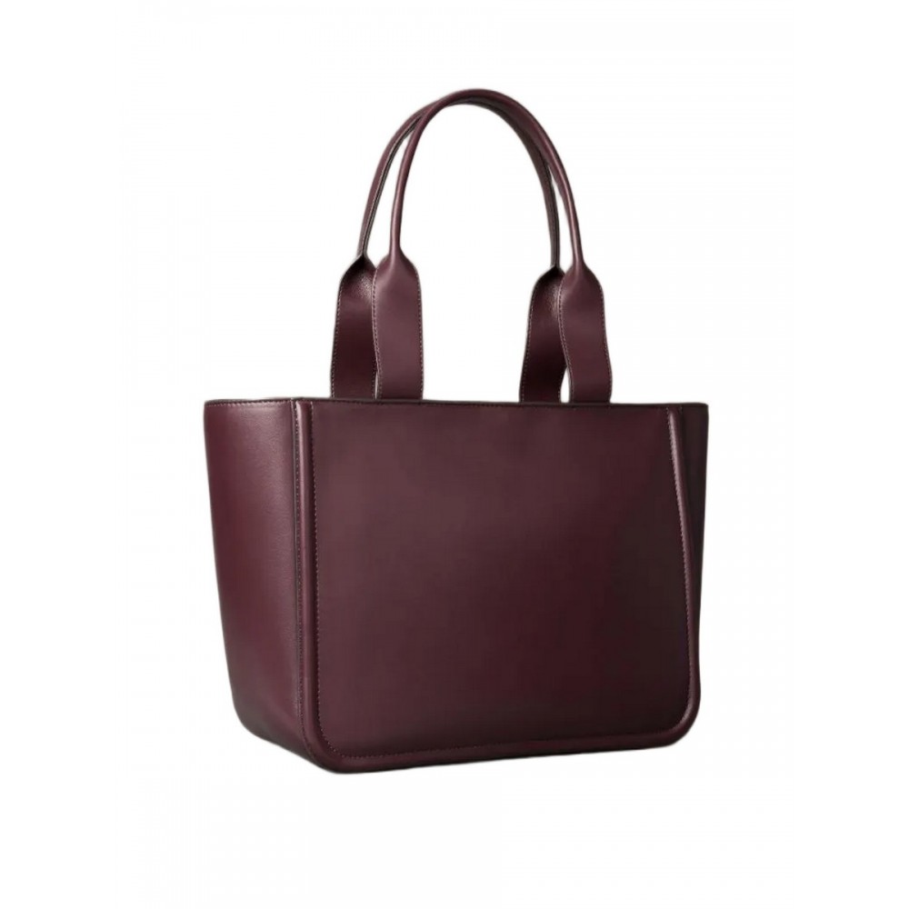 Γυναικεία Τσάντα Calvin Klein Raised Ck Medium Tote LV04F3218G-BAP Μπορντό