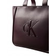 Γυναικεία Τσάντα Calvin Klein Raised Ck Medium Tote LV04F3218G-BAP Μπορντό