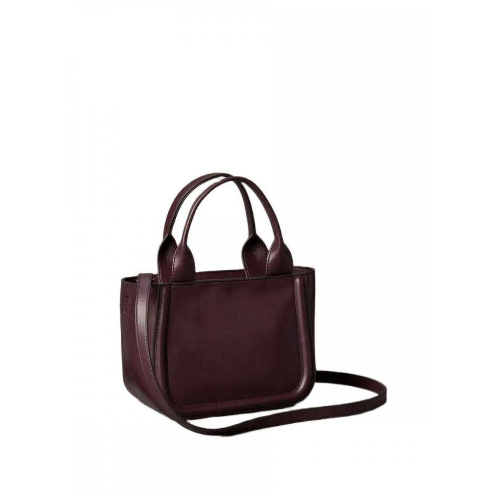Γυναικεία Τσάντα Calvin Klein Raised Ck Small Tote With Strap LV04F3219G-BAP Μπορντό Γυναικεία Τσάντα Calvin Klein Raised Ck Small Tote With Strap LV04F3219G-BAP Μπορντό