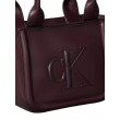 Γυναικεία Τσάντα Calvin Klein Raised Ck Small Tote With Strap LV04F3219G-BAP Μπορντό Γυναικεία Τσάντα Calvin Klein Raised Ck Small Tote With Strap LV04F3219G-BAP Μπορντό