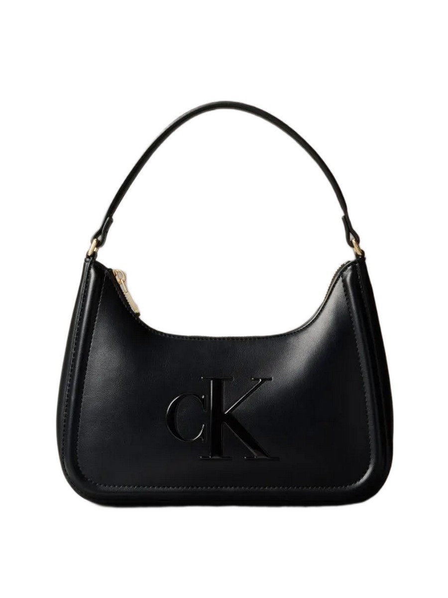 Γυναικεία Τσάντα Calvin Klein Raised Ck Small Shoulder Bag LV04F3230G-UB1 Μαύρη