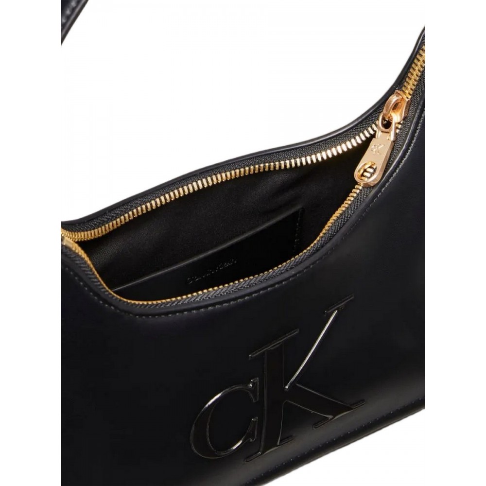 Γυναικεία Τσάντα Calvin Klein Raised Ck Small Shoulder Bag LV04F3230G-UB1 Μαύρη Γυναικεία Τσάντα Calvin Klein Raised Ck Small Shoulder Bag LV04F3230G-UB1 Μαύρη