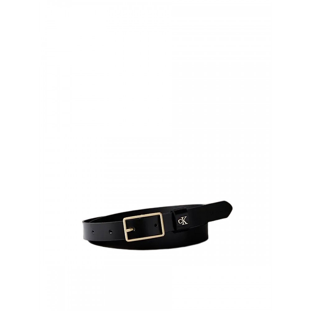 Γυναικεία Ζώνη Calvin Klein Square Buckle Ck Loop 25mm LV04F7050G-YIH Μαύρη