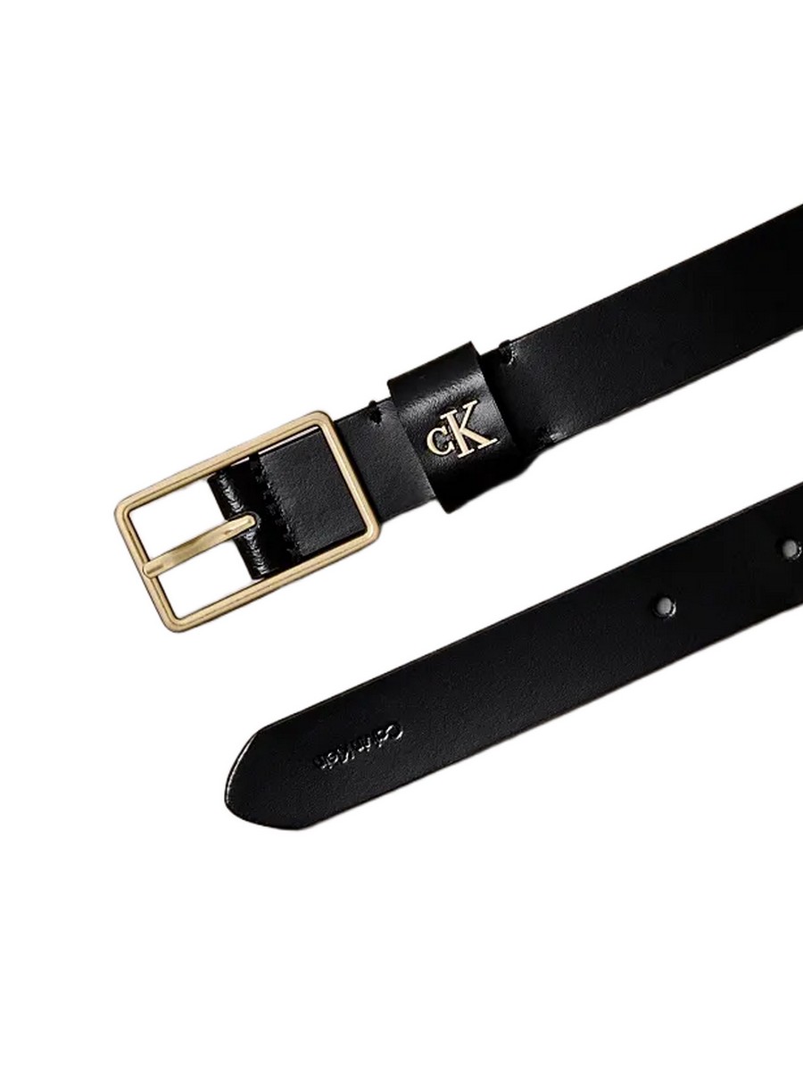 Γυναικεία Ζώνη Calvin Klein Square Buckle Ck Loop 25mm LV04F7050G-YIH Μαύρη