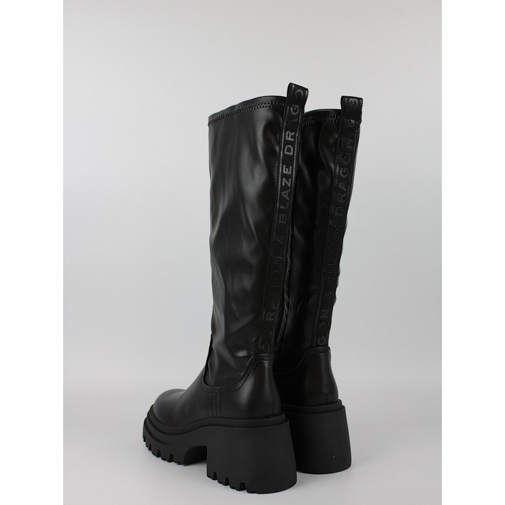 Womens Heel Boot Dragon & Blaze V203R2524001 Black
