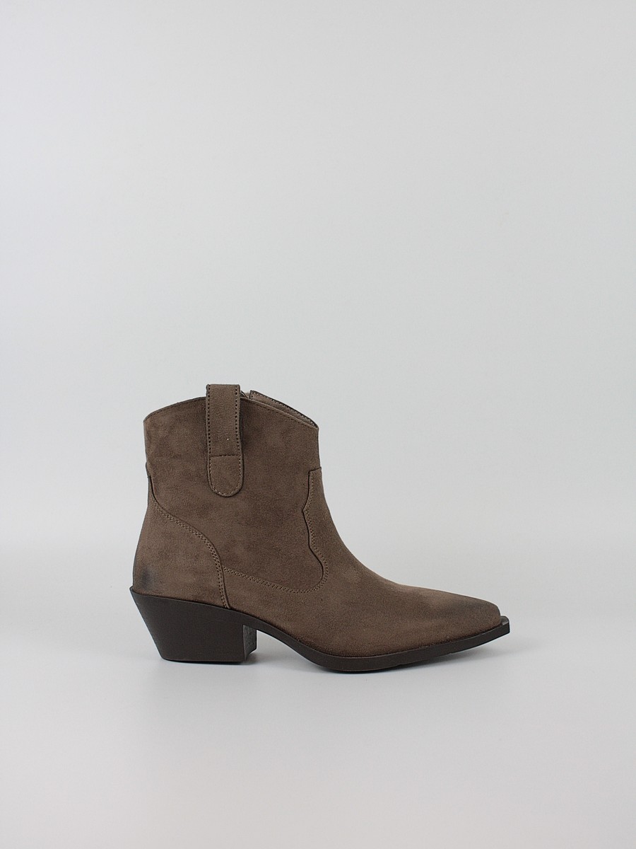 Womens Heel Boot ΕΧΕ V370V47131P2 TAUPE Womens Heel Boot ΕΧΕ V370V47131P2 TAUPE