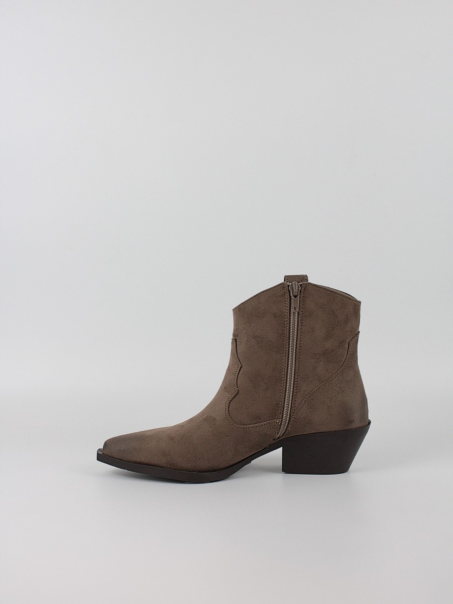 Womens Heel Boot ΕΧΕ V370V47131P2 TAUPE Womens Heel Boot ΕΧΕ V370V47131P2 TAUPE