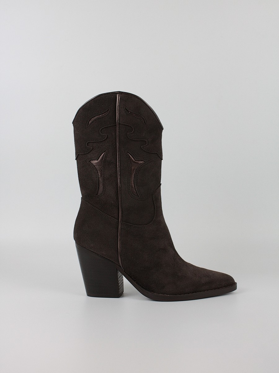 Womens Heel Boot Tsakiris-Mallas V31005274504 Brown Womens Heel Boot Tsakiris-Mallas V31005274504 Brown