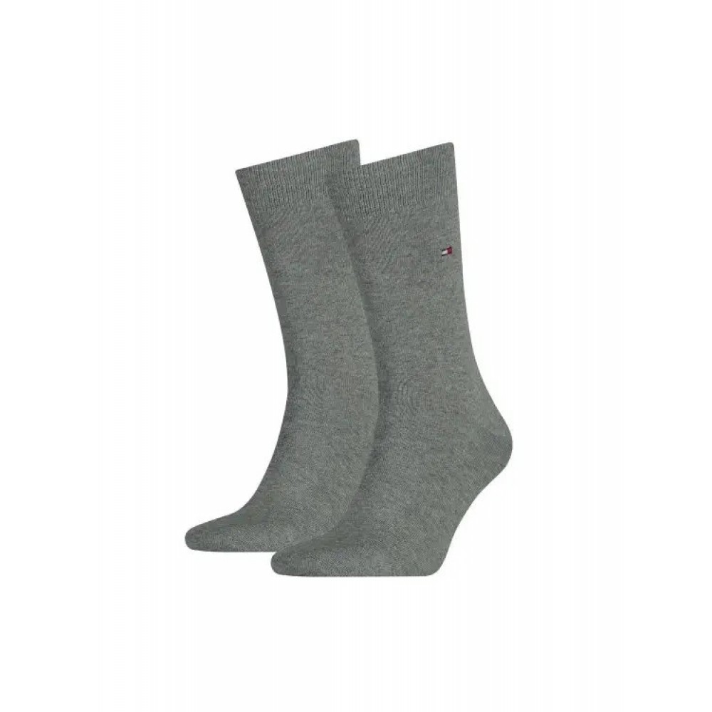 Ανδρικές Κάλτσες Tommy Hilfiger Th Men Sock Classic 2p 371111-030 Γκρι