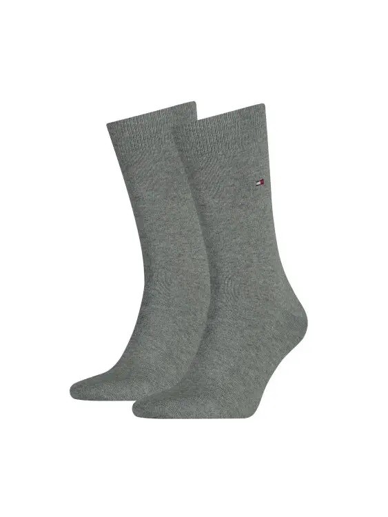 Men's Socks Tommy Hilfiger Th Men Sock Classic 2p 371111-030 Grey Men's Socks Tommy Hilfiger Th Men Sock Classic 2p 371111-030 Grey