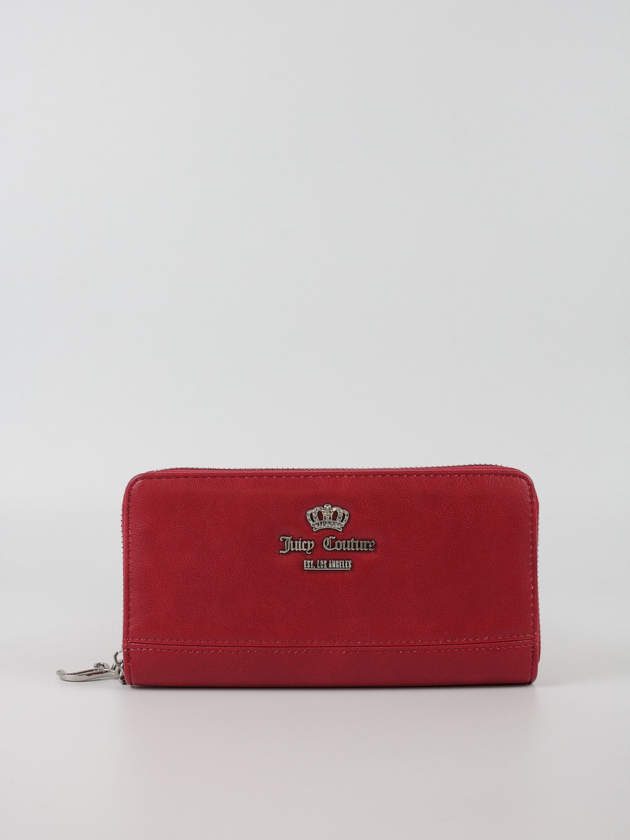 Women Wallet Juicy Couture Sophie L. Zip Wallet WIJ3J8980WVPTD2 Red