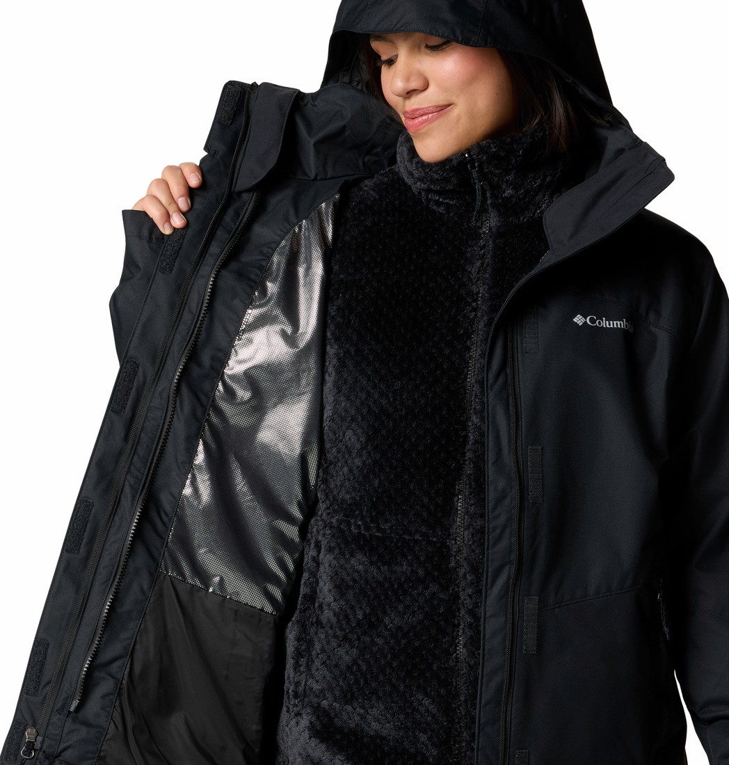 Women's Columbia Bugaboo™ III Fleece Interchange Jacket 2087821-010 Black