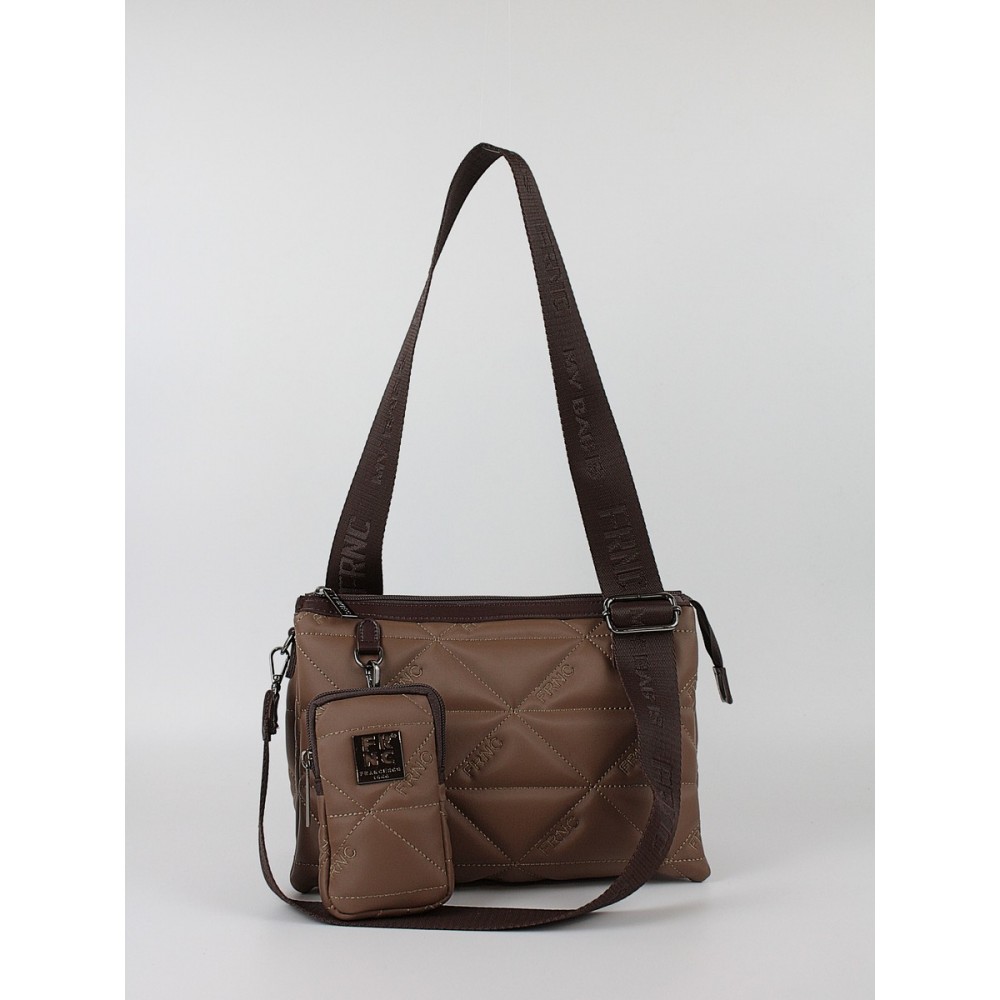 Γυναικεία Τσάντα FRNC 4146W CGR Καφέ