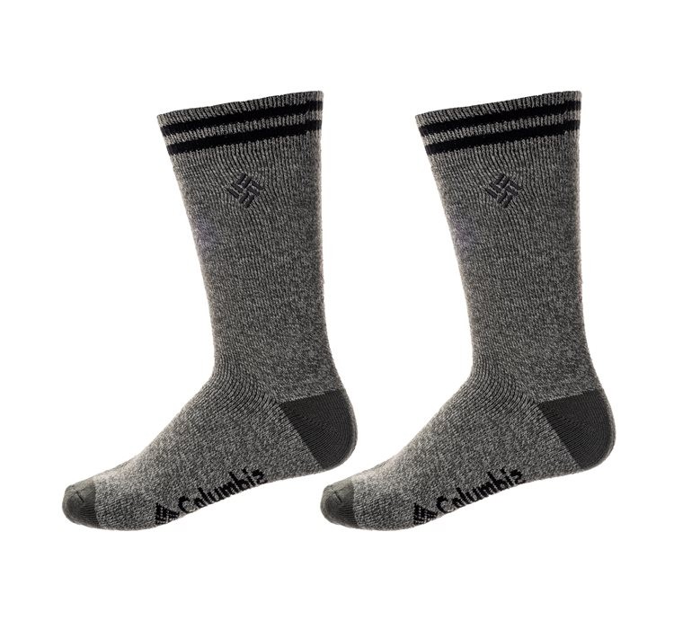 Ανδρικές Κάλτσες Columbia Lifestyle Thermal Crew C1179M Black