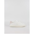 Women Sneaker Calvin KLein Low Pro Cup Laceup Lth Moire HW0HW02845-0K7 White