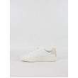 Women Sneaker Calvin KLein Low Pro Cup Laceup Lth Moire HW0HW02845-0K7 White