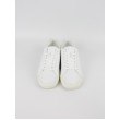 Women Sneaker Calvin KLein Low Pro Cup Laceup Lth Moire HW0HW02845-0K7 White