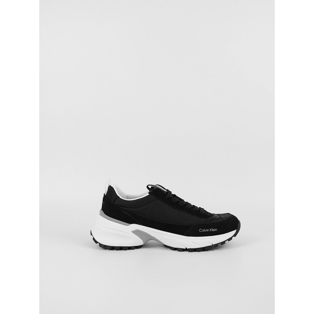 Women Sneaker Calvin KLein Hike Runner Mg Nylon Mix YW0YW02075-0GM Black