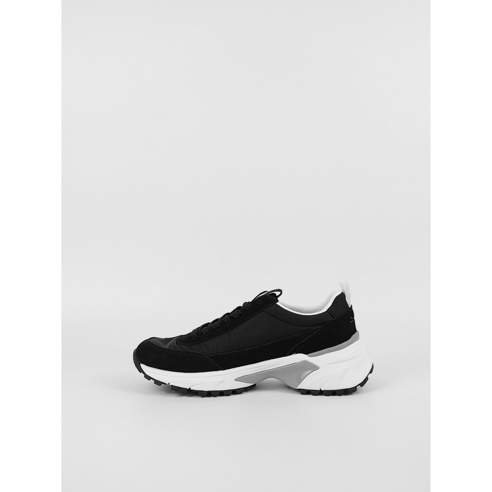 Women Sneaker Calvin KLein Hike Runner Mg Nylon Mix YW0YW02075-0GM Black