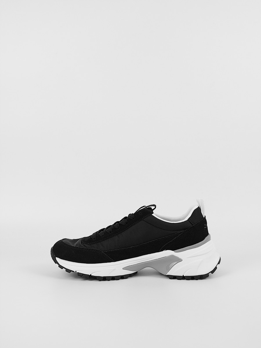 Women Sneaker Calvin KLein Hike Runner Mg Nylon Mix YW0YW02075-0GM Black
