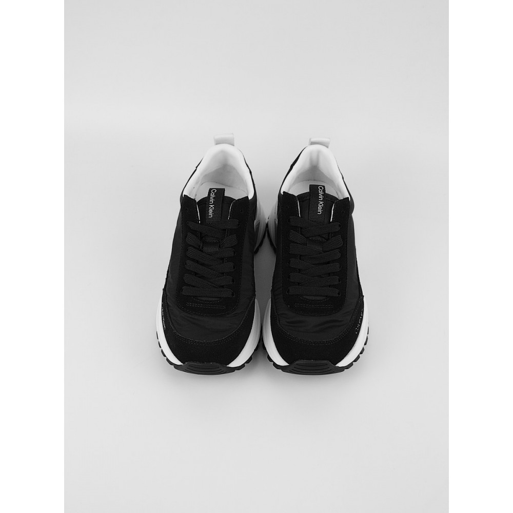 Women Sneaker Calvin KLein Hike Runner Mg Nylon Mix YW0YW02075-0GM Black