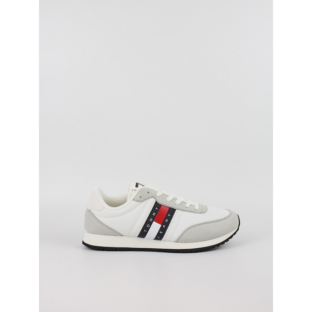 Men Sneaker Tommy Hilfiger Tjm Classic Runner EM0EM01709-YBL White