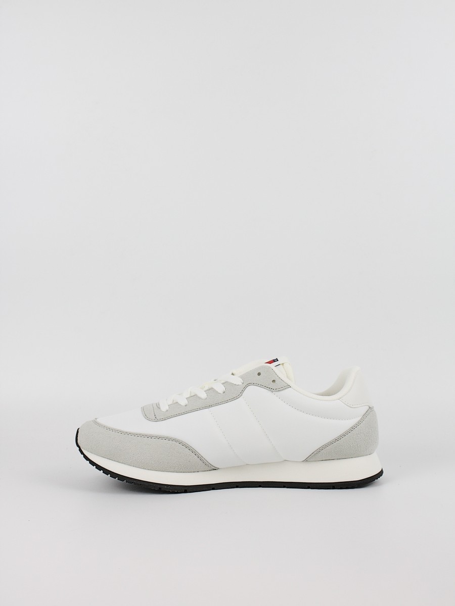 Men Sneaker Tommy Hilfiger Tjm Classic Runner EM0EM01709-YBL White