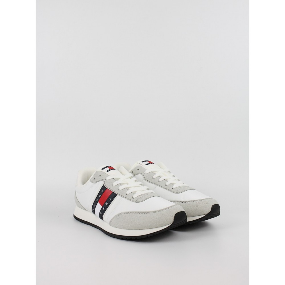 Men Sneaker Tommy Hilfiger Tjm Classic Runner EM0EM01709-YBL White