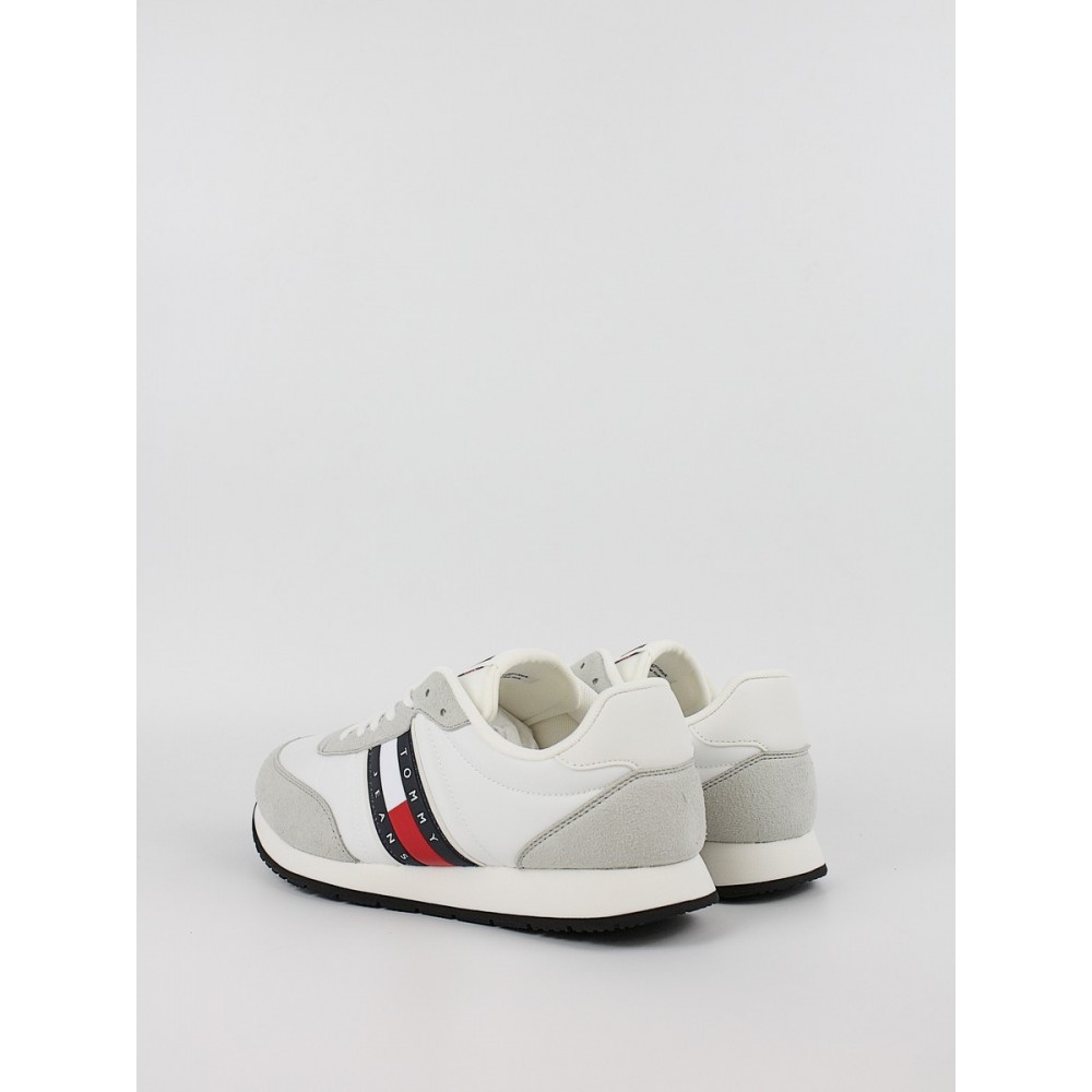 Men Sneaker Tommy Hilfiger Tjm Classic Runner EM0EM01709-YBL White