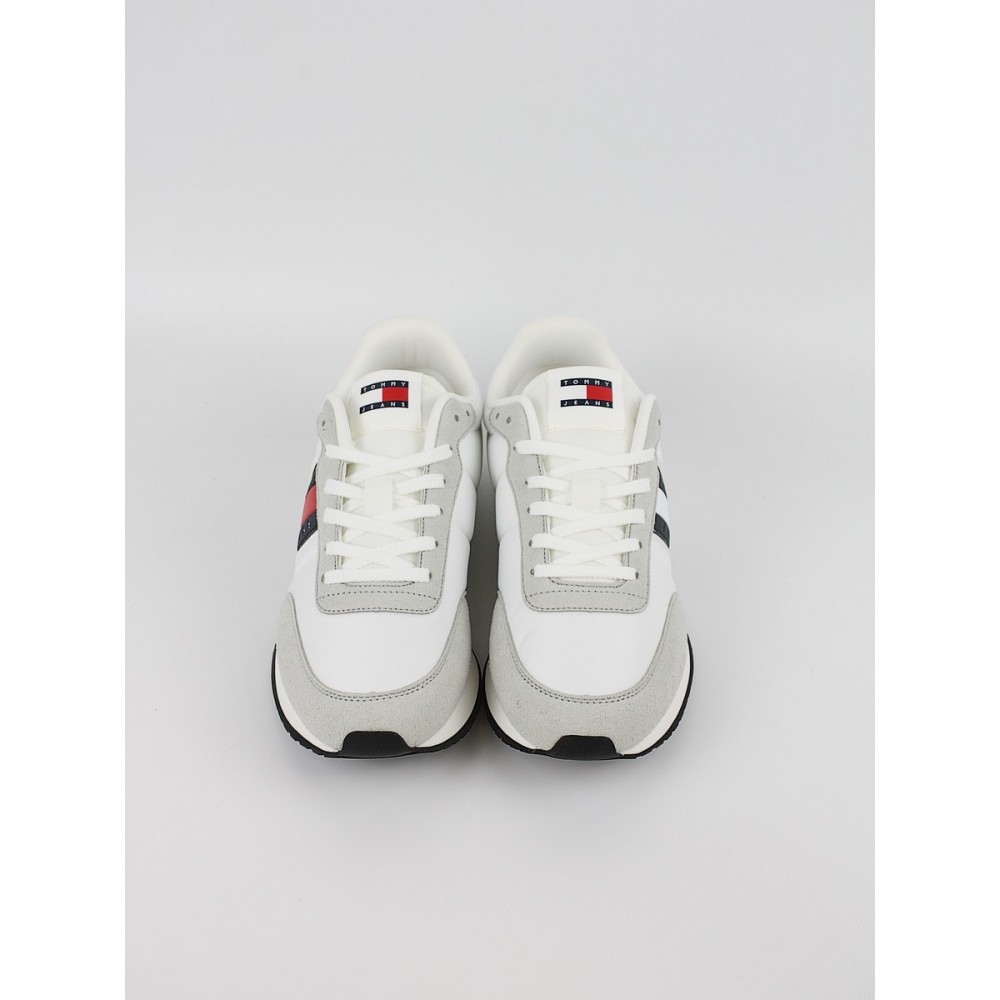 Men Sneaker Tommy Hilfiger Tjm Classic Runner EM0EM01709-YBL White