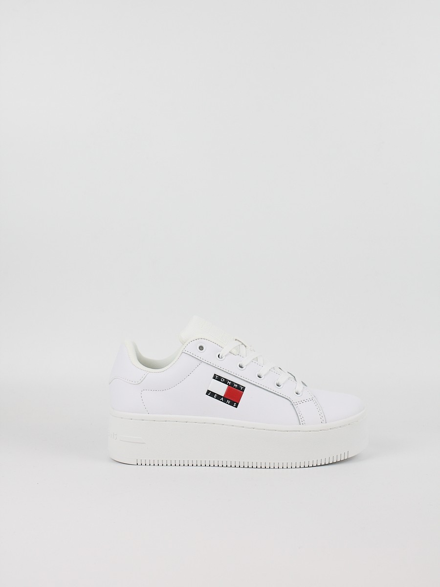 Women Sneaker Tommy Hilfiger Tjw Flatform Sneaker EN0EN02932-YBS White