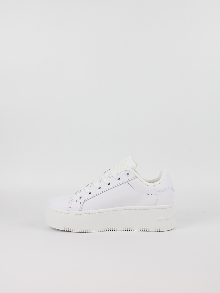 Women Sneaker Tommy Hilfiger Tjw Flatform Sneaker EN0EN02932-YBS White