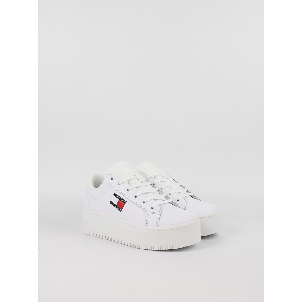 Women Sneaker Tommy Hilfiger Tjw Flatform Sneaker EN0EN02932-YBS White
