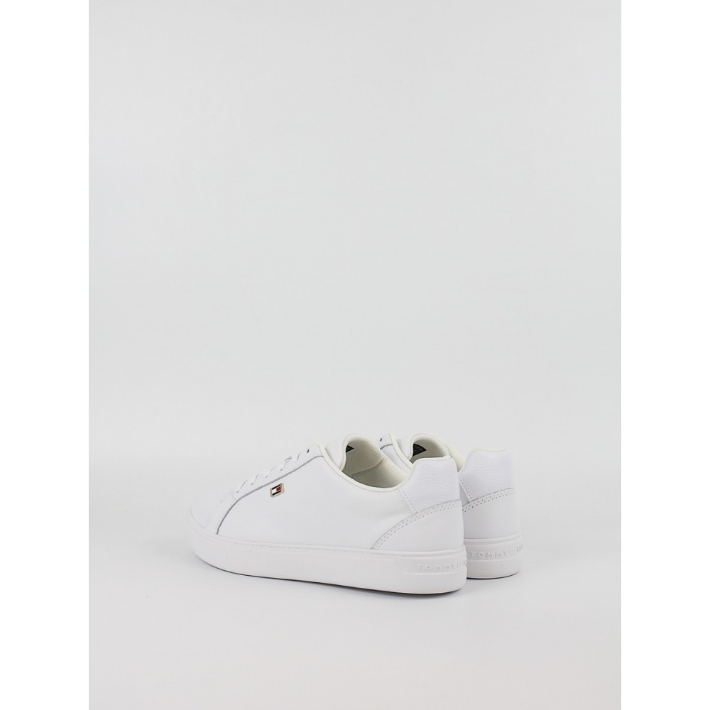Women Sneaker Tommy Hilfiger Flag Court Sneaker FW0FW09074-YBS White