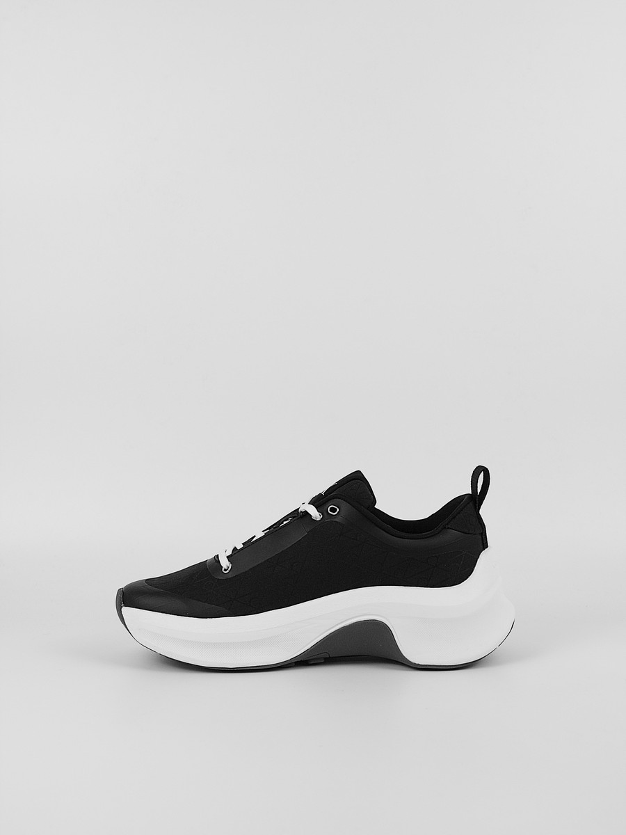 Women Sneaker Calvin KLein Chunky Runner Laceup Mix Aop YW0YW02077-0GM Black