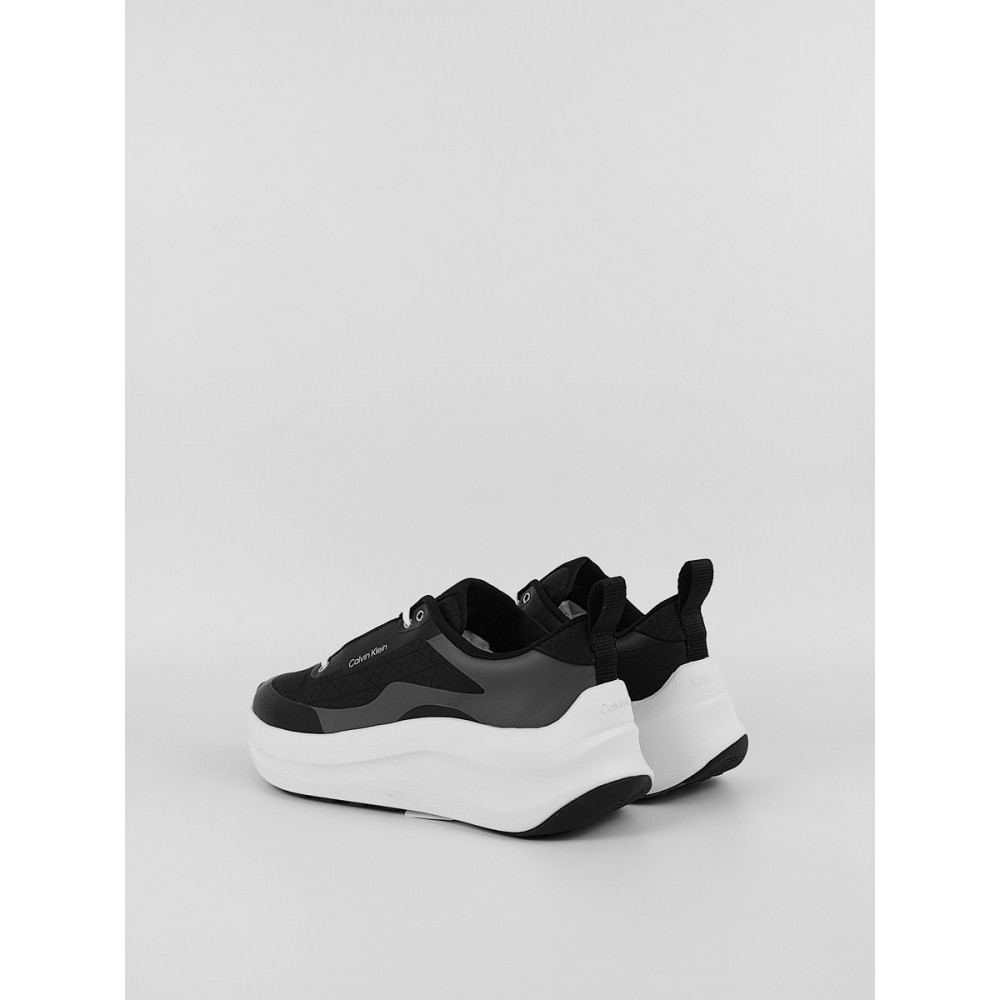 Women Sneaker Calvin KLein Chunky Runner Laceup Mix Aop YW0YW02077-0GM Black