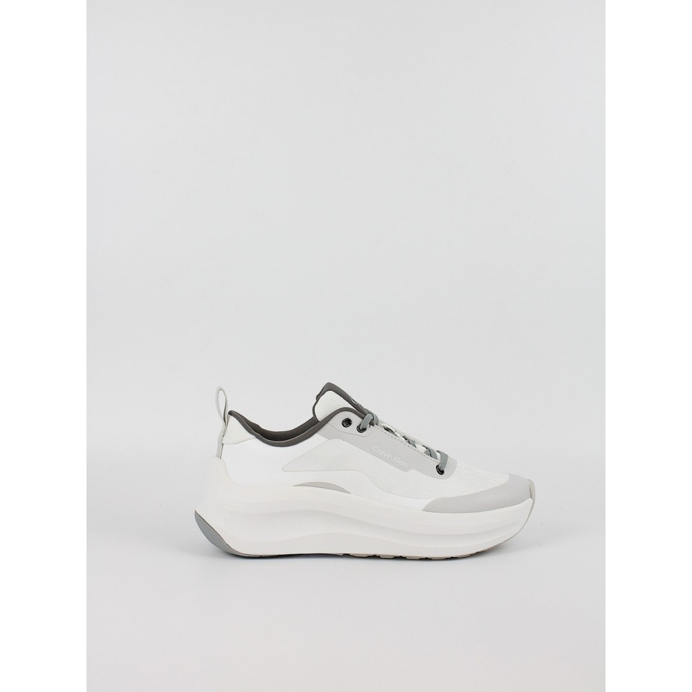 Women Sneaker Calvin KLein Chunky Runner Laceup Mix Aop YW0YW02077-0K6 White