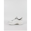 Women Sneaker Calvin KLein Chunky Runner Laceup Mix Aop YW0YW02077-0K6 White
