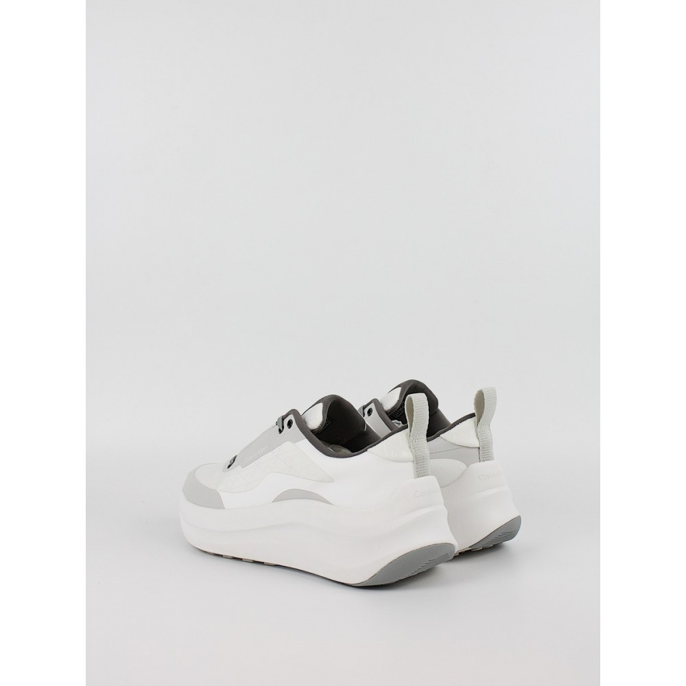 Women Sneaker Calvin KLein Chunky Runner Laceup Mix Aop YW0YW02077-0K6 White