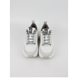 Women Sneaker Calvin KLein Chunky Runner Laceup Mix Aop YW0YW02077-0K6 White