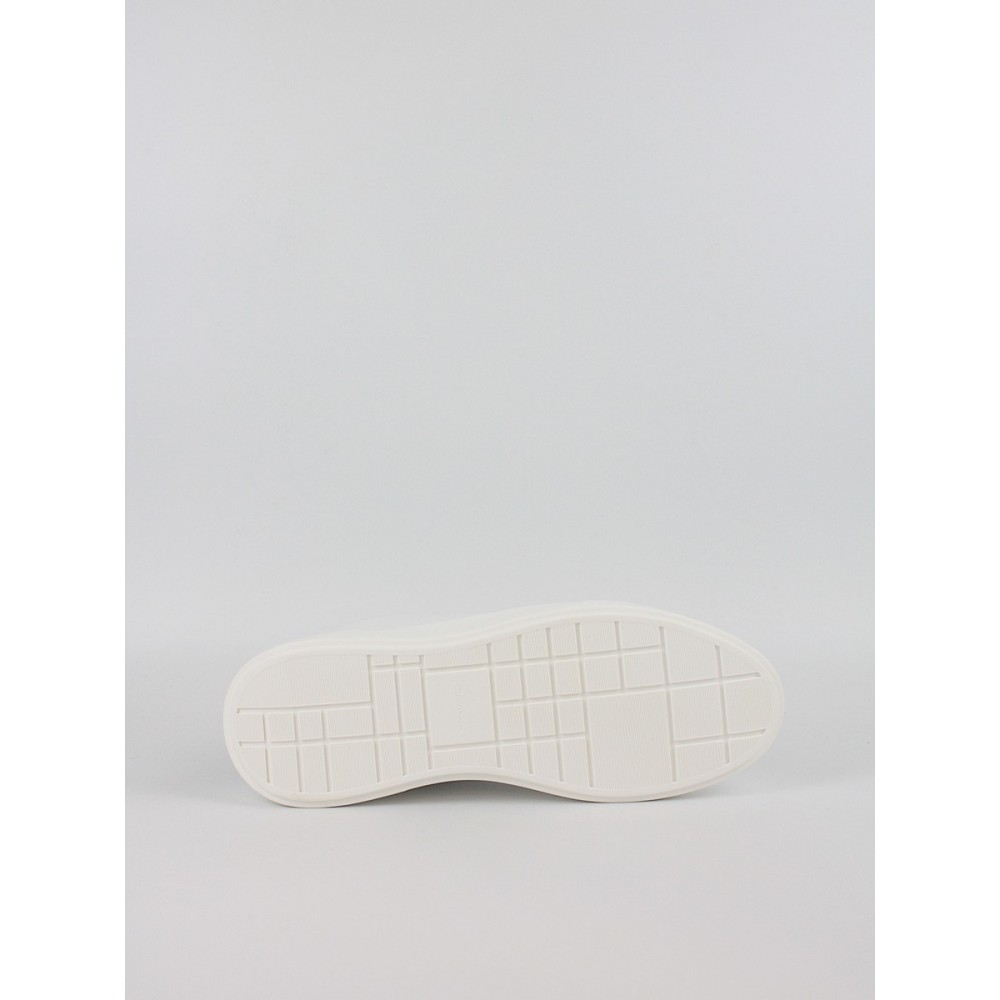 Men Sneaker Calvin KLein Chunky Cupsole Laceup Lth YM0YM01344-01W White