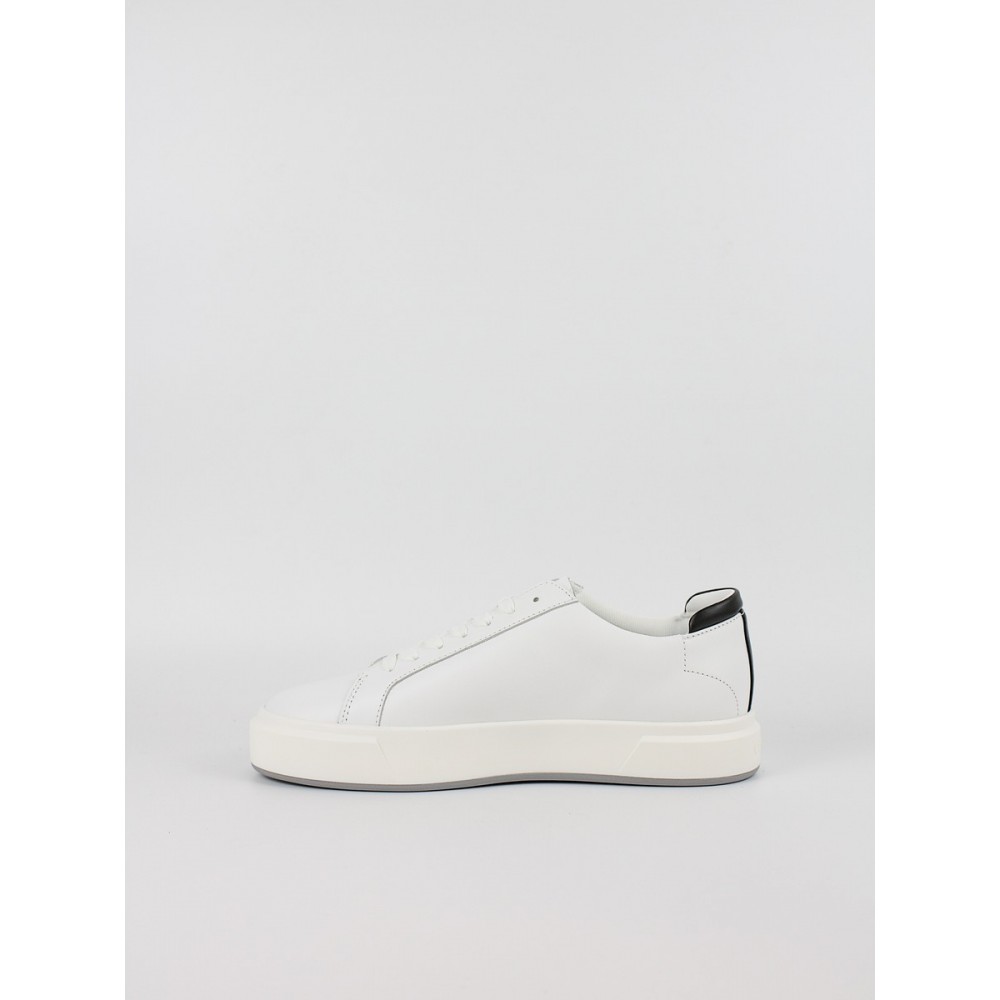 Ανδρικά Sneaker Calvin KLein Basket Cupsole Laceup Lth Ml YM0YM01460-01W Ασπρο